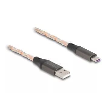 Cavo DeLOCK USB 2.0 Type-A su USB Type-C RGB 1m