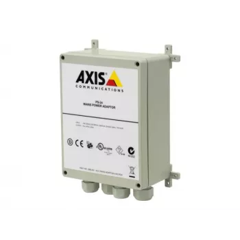 Alimentatore AXIS 5000-001 per telecamere di sorveglianza, 220–240 V a 24 V 0,4 A, bianco, 147×80×187 mm
