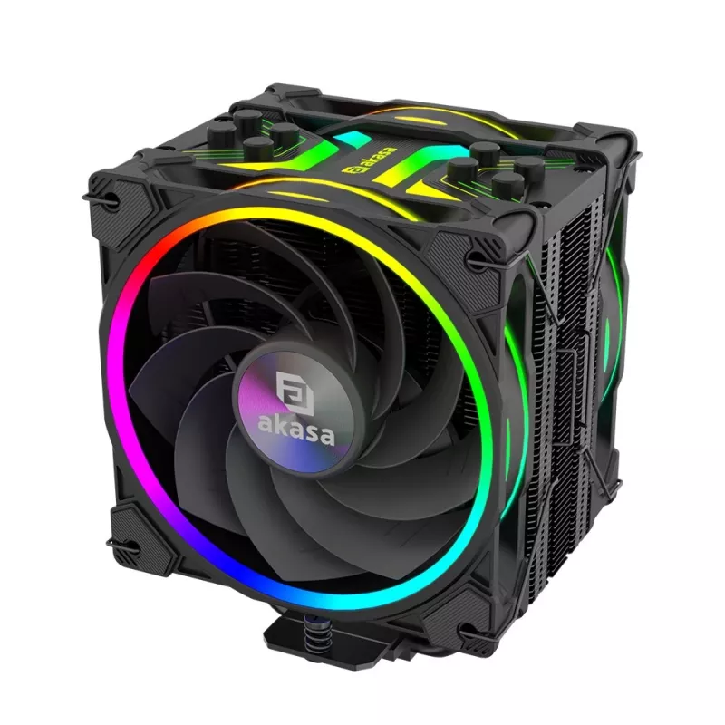 Dissipatore CPU Akasa H4 Plus + ventola AR12 Reverse Blade