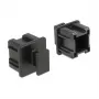 Copripresa DeLOCK 64012 nero 10 pezzi polipropilene