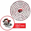 Einhell TE-CS 18/165-1 Li - Solo 16,5 cm nero, rosso, argento 4200 giri/min