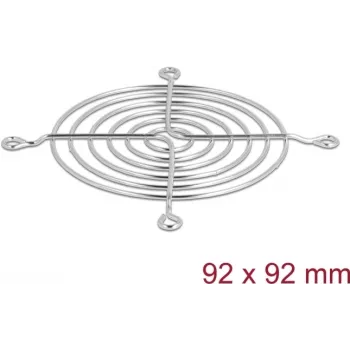 Griglia per ventola DeLOCK 67307 metallo argento 89,8 mm