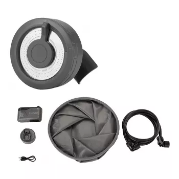 Set doccia EcoFlow EFA-SHOWERKIT design portatile con regolatore di flusso d'acqua
