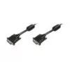 DIGITUS - cavo DVI - Dual Link - DVI-D (M) - DVI-D (M) - 5,0 m - stampato, viti zigrinate - nero (AK-320101-050-S)