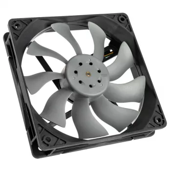 Ventola Akasa OTTO SF12 Ventola case PC 12 cm Nero Grigio