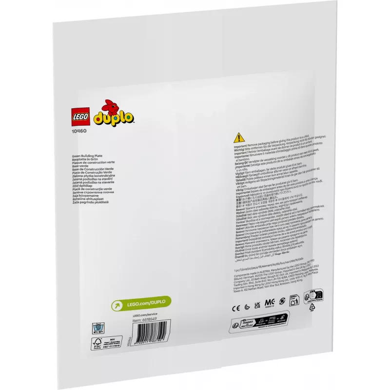 LEGO DUPLO 10460 Piastra di costruzione verde