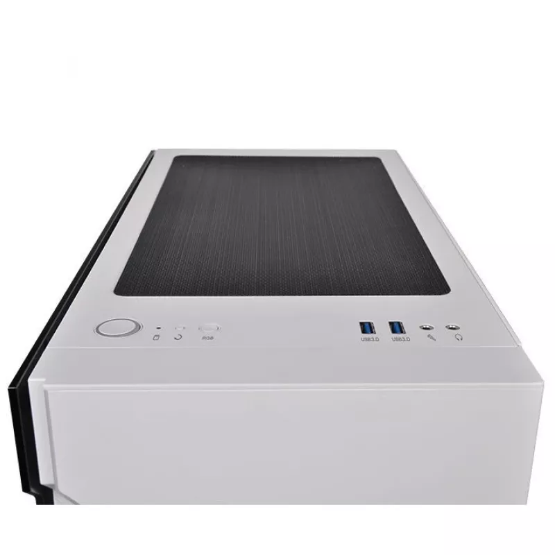 Case PC Thermaltake H200 TG Snow RGB Midi Tower bianco