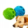 Gioco per cani Hilton Squeak Ball 6,3 cm – palla squittio in gomma, 1 pz., blu, per tutte le razze