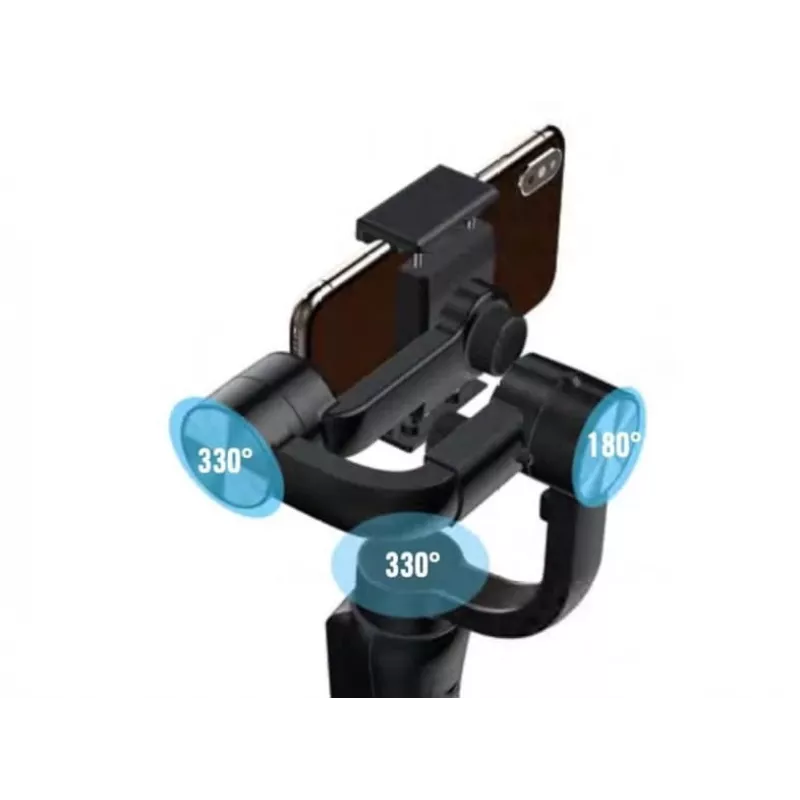 Stabilizzatore gimbal a 3 assi GoXtreme GX3 55243, handheld leggero per fotocamere e action cam