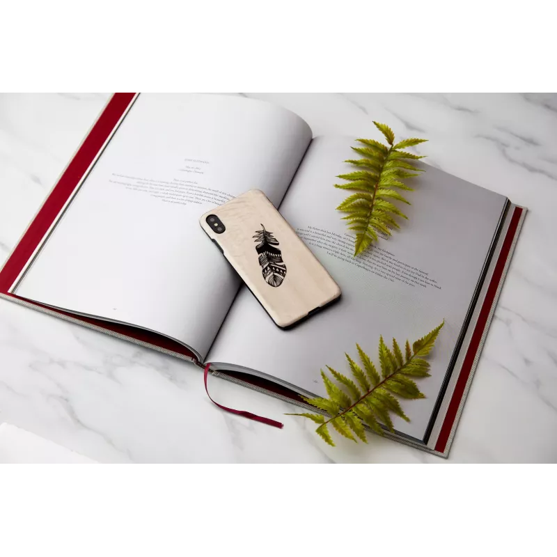 Custodia per smartphone man and wood per iPhone XS Max Indian nero