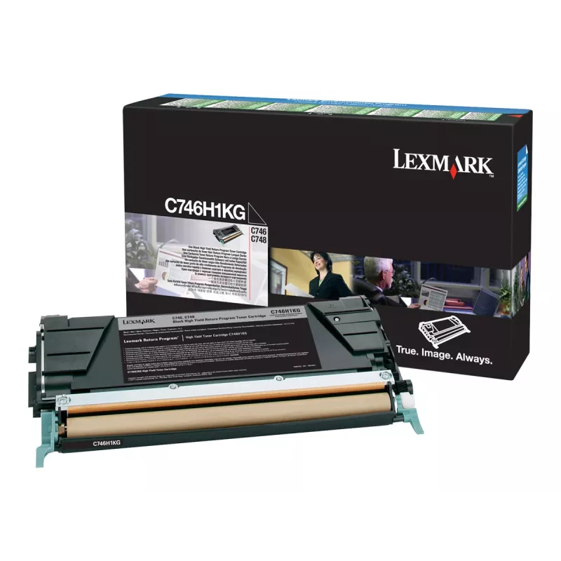 Cartuccia toner Lexmark C746H1KG nero 10000 pagine