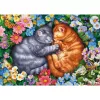 Jigsaw Puzzle Schmidt Spiele Sleeping Velvet Paws 1000 pezzi