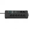 Prolunga elettrica Brennenstuhl 1256000698 3 m 8 prese AC per interni nero