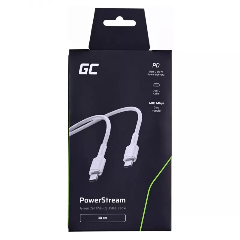 Greencell KABGC31W Cavo USB bianco