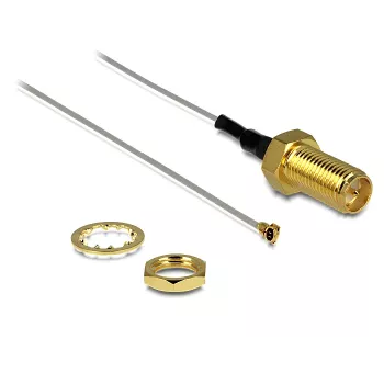 Cavo coassiale DeLOCK 88815 0,2 m MHF IV (I-PEX) RP-SMA grigio