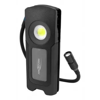 Lampada portatile Ansmann WL1500R Pocket Flex LED nera 17,1 cm 6000K
