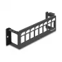 Patch panel DeLOCK 86516 nero metallo montaggio a parete 50mm x 41,6mm x 175mm