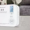 Rilevatore di monossido di carbonio QOLTEC 52577 — allarme a batteria, livello sonoro 85 dB