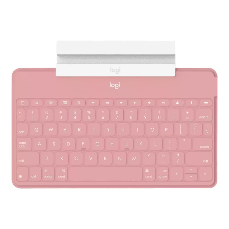 Logitech Keys-To-Go - tastiera - Bluetooth - QWERTY - spagnolo - blush pink - per Apple iPad/iPhone/TV