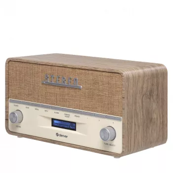 Radio portatile Denver DAB-36LW sintonizzatore digitale DAB+ 5W LCD