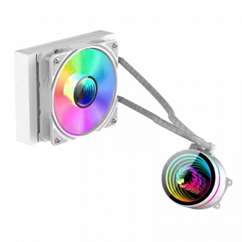 Gamemax | Dissipatore a liquido per CPU | ICEBURG 120 | bianco