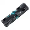 Cassetta per tagli obliqui e battuta Wolfcraft 6948200 — guida per tagli obliqui, campo di misura 85–180°, per tavole fino a 3 cm, nera