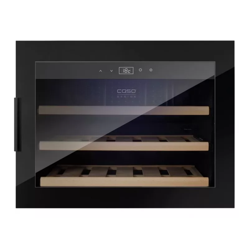 Caso WineSafe 18 EB Nero Cantina vini a compressore 18 bottiglia/e