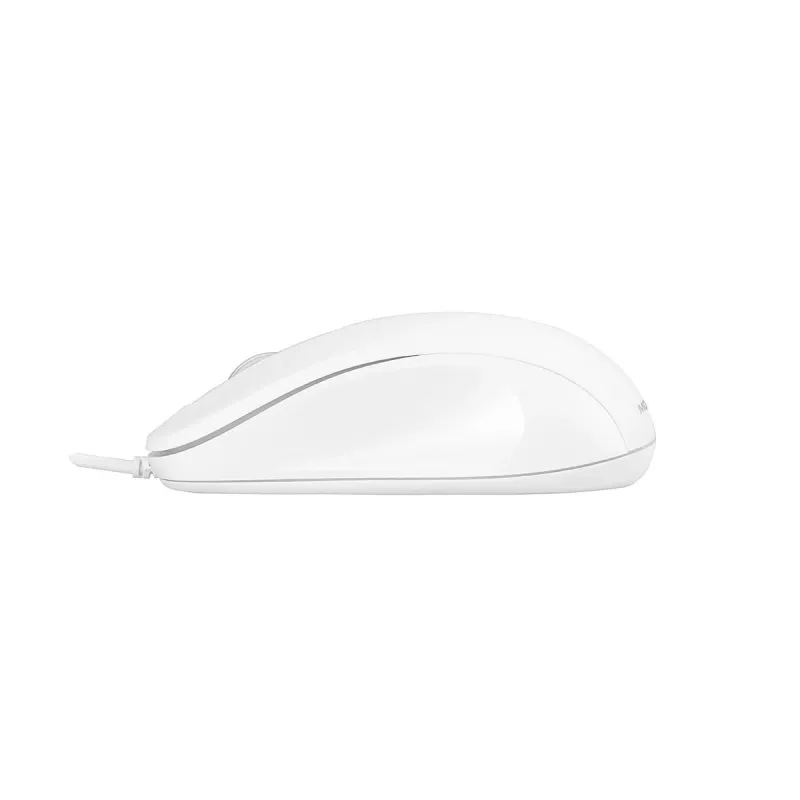 MODECOM M10 M-MC-0M10-200 mouse (ottico, 1000 DPI, colore bianco) (M-MC-0M10-200)