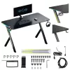 Tavolo da gaming NanoRS con retroilluminazione LED 120x60cm RS10