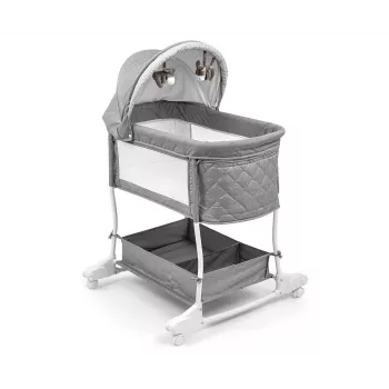 Lettino co-sleeping milly mally Dream On Stone 5431 con funzione regolabile in altezza e materasso morbido