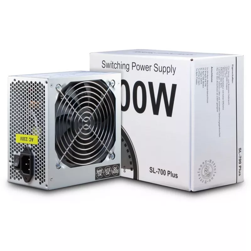 Inter-Tech SL-700 Plus - Alimentatore (interno) - ATX12V 2.4 - AC 230 V - 700 Watt - PFC attivo (88882141)