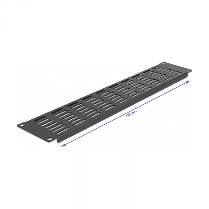Pannello cieco ventilato DeLOCK armadio di rete 19 pollici 66680