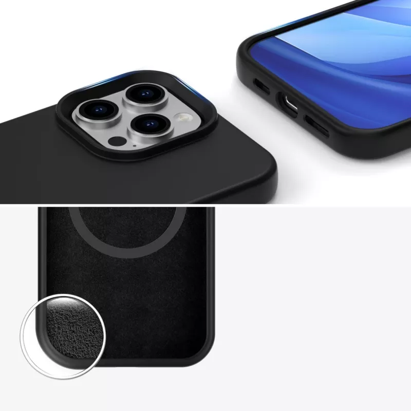 4smarts 541187 Cupertino custodia in silicone per Apple iPhone 16 Pro