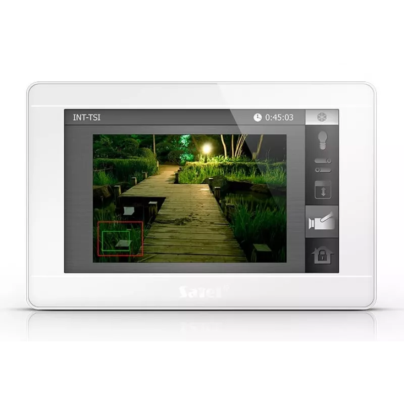 SATEL KEYPAD INT-TSI-W GRAFICO 7 POLLICI (BIANCO)