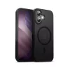 Crong Hybrid Frost MAG Cover Case per iPhone 17 Frosted nero