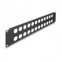 Accessorio patch panel DeLOCK 88055 montaggio rack 2U nero