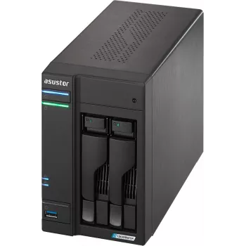 Asustor LOCKERSTOR 2 Gen2 (AS6702T) NAS Desktop Intel® Celeron® N5105 4 GB DDR4 0 TB ADM nero