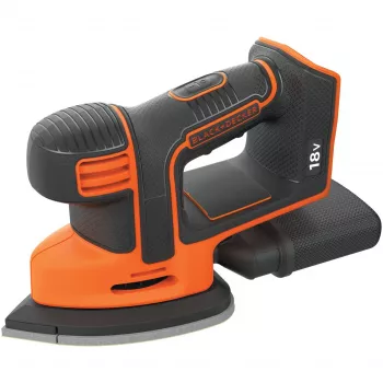 Levigatrice di dettaglio Black & Decker BDCDS18N, senza fili 18V Li‑Ion 1,5 Ah, 12.000 giri/min, nero/arancione