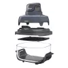 Ninja CRISPi Single 3,8 L 1700 W friggitrice ad aria blu, grigio, trasparente