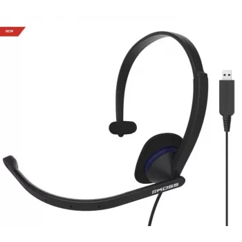 Koss | cuffie | CS195 USB | con filo | on-ear | microfono | nero