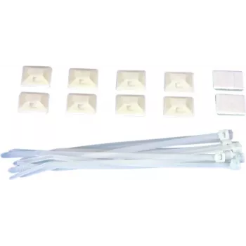 Fascette per cavi EUROLITE RUBBERLIGHT confezione da 10, modello 50510150
