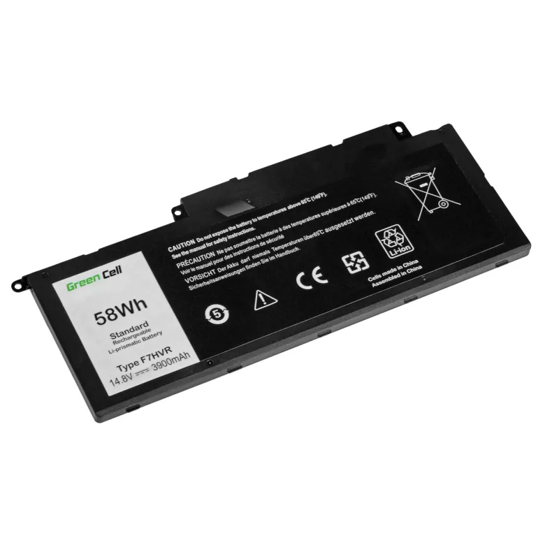 Green Cell DE112 batteria per laptop F7HVR per Dell Inspiron 15 7537 17 7737 7746, 14,4 V, 3800 mAh
