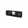 Mobile TV Cama QIU 200 MDF nero lucido/nero lucido
