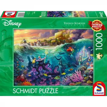 Thomas Kinkade Studios: Disney - Ursula, puzzle 1000 pezzi