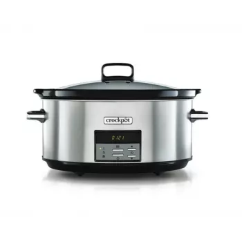 Slow cooker Crock-Pot CSC063X 7,5 L, 320 W, cassa in acciaio inox, pentola in ceramica estraibile
