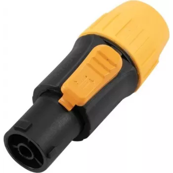 Connettore per cavo EUROLITE SAC3FX certificato IP, connettore femmina 3 poli, per esterno/classe di protezione