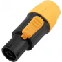 Connettore per cavo EUROLITE SAC3FX certificato IP, connettore femmina 3 poli, per esterno/classe di protezione