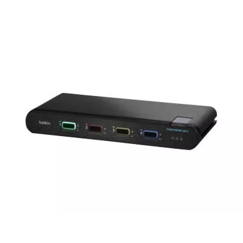 Belkin 4P Single Head DP/HDMI to DP/HDMI Video Secure DT KVM Switch PP4.0 (F1DN104KVM-UN-4)