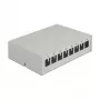 Patch panel Keystone DeLOCK 43412 8 porte grigio