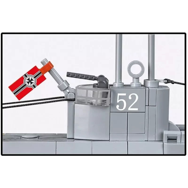 Set da costruzione Cobi sottomarino U-52 – set modello da 474 pezzi
